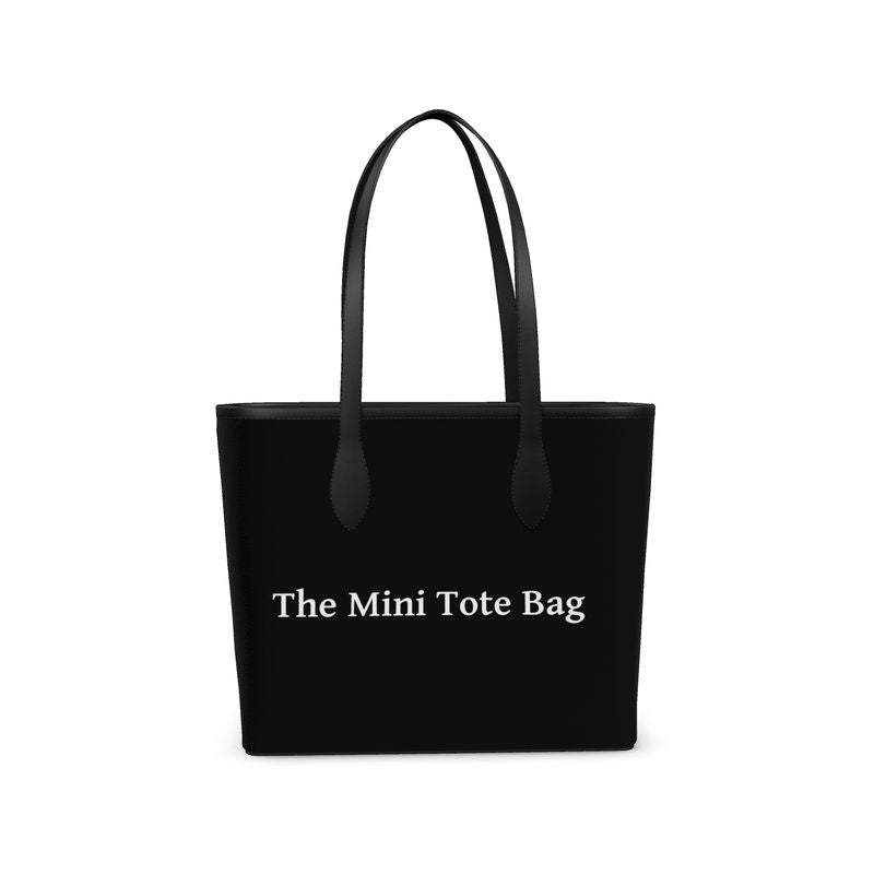 All Black Mini Tote Bag