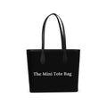 All Black Mini Tote Bag