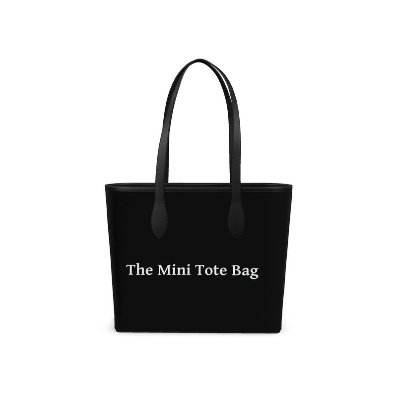 All Black Mini Tote Bag